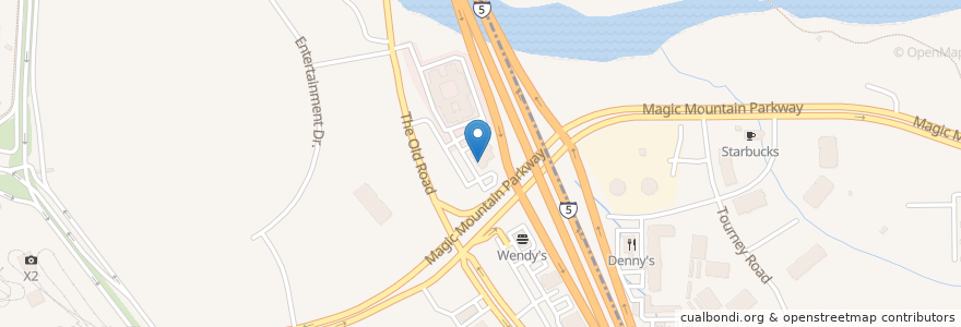 Mapa de ubicacion de Mc Donald's en United States, California, Los Angeles County, Santa Clarita.