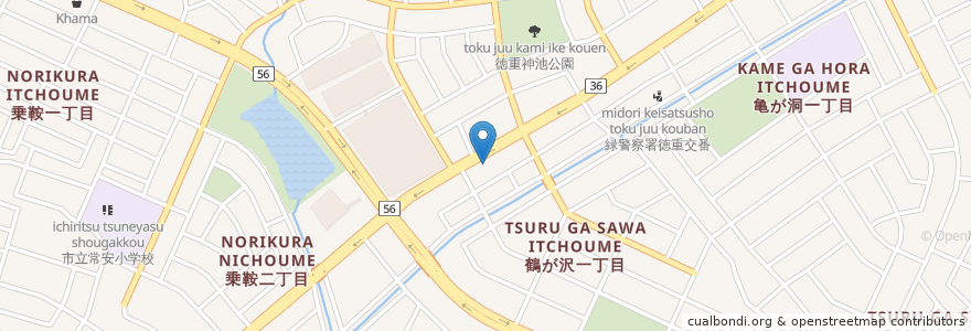 Mapa de ubicacion de 東進衛星予備校 en Giappone, Prefettura Di Aichi, 名古屋市, 緑区.