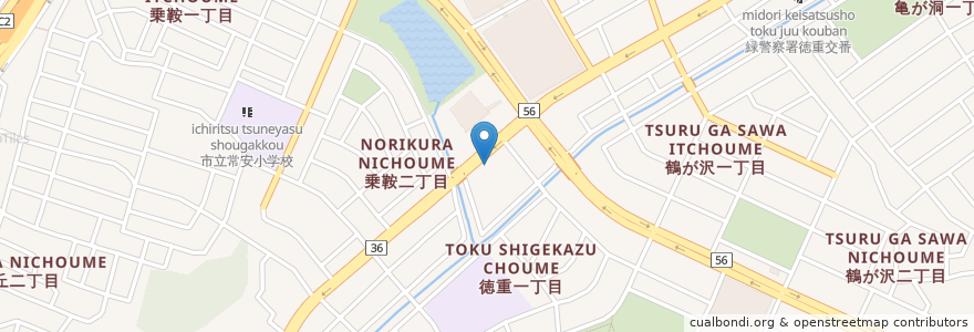 Mapa de ubicacion de ガスト en 일본, 아이치현, 나고야 시, 緑区.
