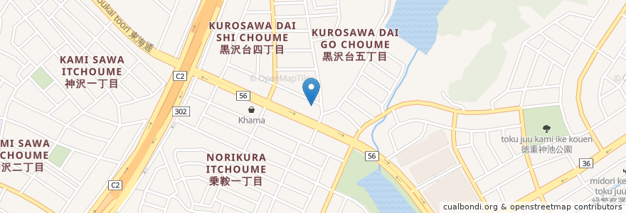Mapa de ubicacion de ル・プランタン en 日本, 愛知県, 名古屋市, 緑区.