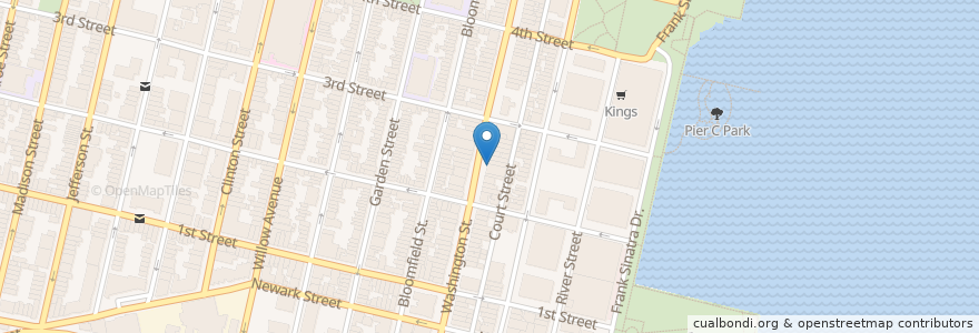 Mapa de ubicacion de South Street Fish & Ramen Co. en ایالات متحده آمریکا, نیوجرسی, Hudson County, Hoboken.