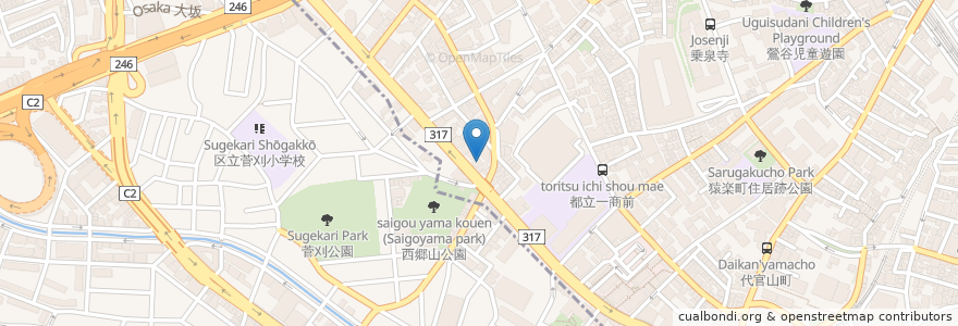Mapa de ubicacion de 渋谷ライブハウス代官山LOOP en Jepun, 東京都, 目黒区.