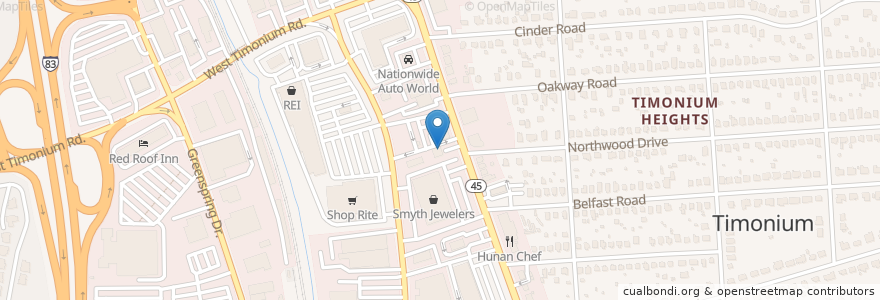 Mapa de ubicacion de Poke Bowl;Luxe Nail Lounge en United States, Maryland, Baltimore County.