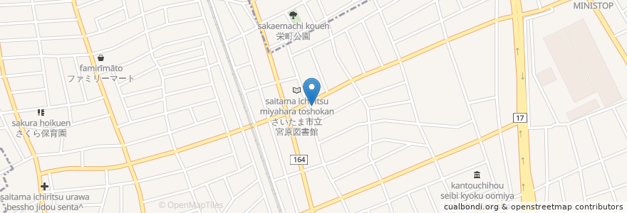 Mapa de ubicacion de さかはし医院 en 日本, 埼玉县, 埼玉市, 北区.