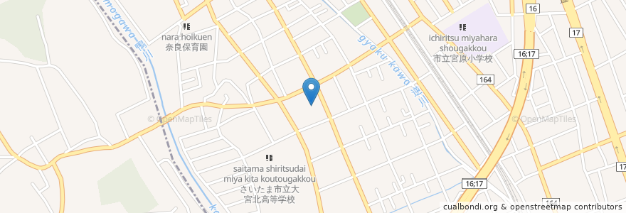 Mapa de ubicacion de ドラッグストアセキ en 日本, 埼玉県, さいたま市, 北区.