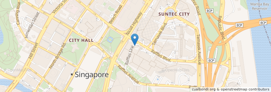 Mapa de ubicacion de The Beacon en Singapura, Central.