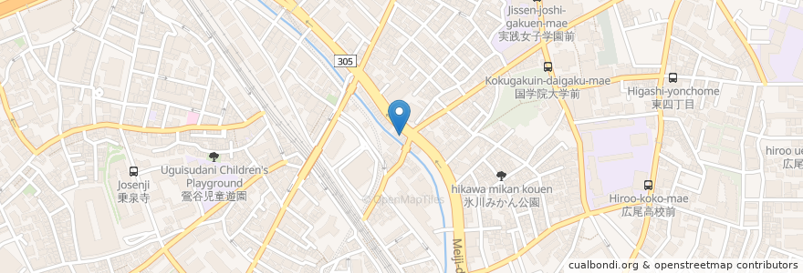 Mapa de ubicacion de 渋谷国際皮膚科医院（一般皮膚科、小児皮膚科、美容皮膚科） en Japón, Tokio, Shibuya.
