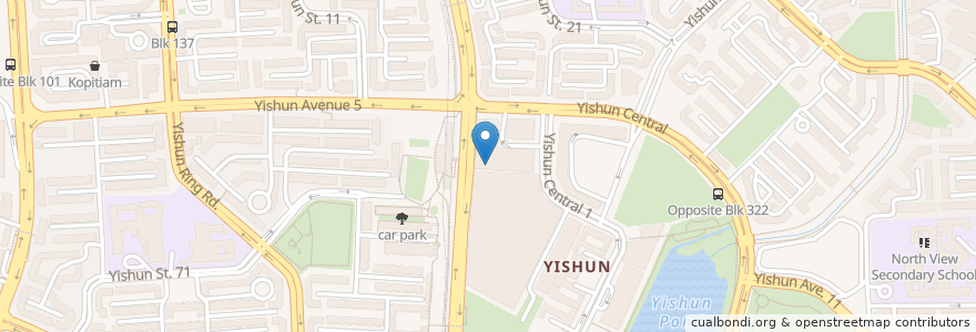 Mapa de ubicacion de Ya Kun Kaya Toast en Singapore, Northwest.