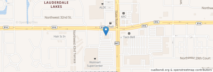 Mapa de ubicacion de Walgreens en Stati Uniti D'America, Florida, Broward County.