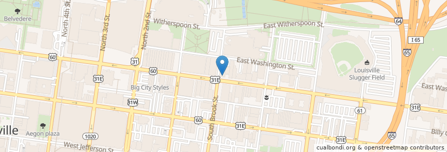 Mapa de ubicacion de Ehrler's Ice Cream en 미국, Kenekuke, Jefferson County, Louisville.
