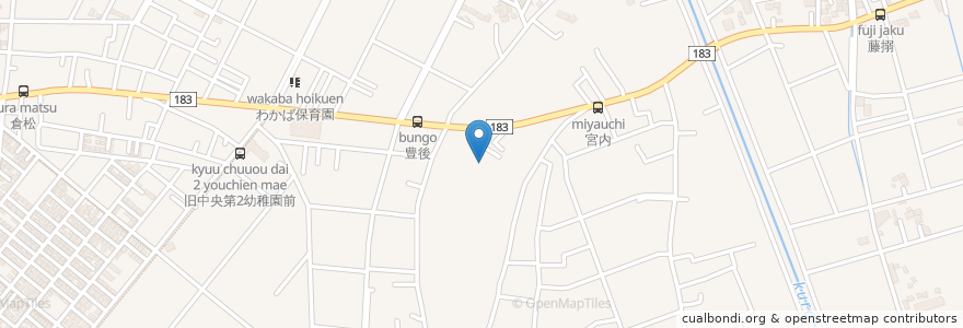 Mapa de ubicacion de すぎと幼稚園 en 日本, 埼玉县, 北葛飾郡, 杉戸町.