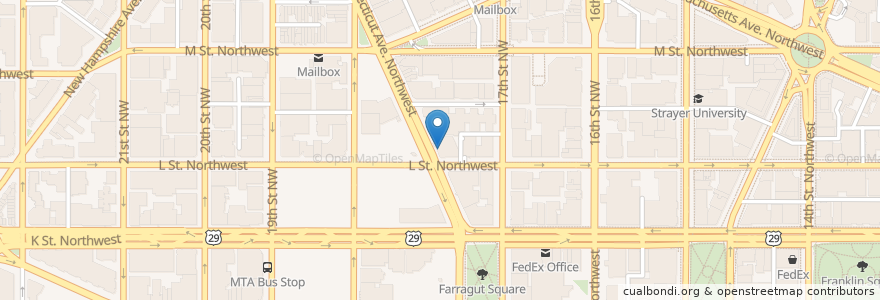 Mapa de ubicacion de Gregorys Coffee en Amerika Syarikat, Washington, D.C., Washington.