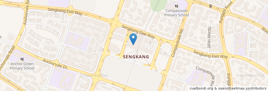 Mapa de ubicacion de Shan Cheng en سنگاپور, Northeast.