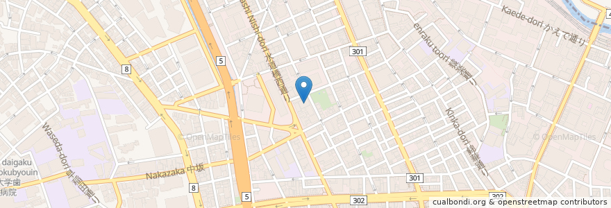 Mapa de ubicacion de 大原学園 en 日本, 东京都/東京都, 千代田區.