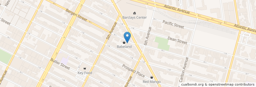 Mapa de ubicacion de Stearn Orthodontics en アメリカ合衆国, ニューヨーク州, New York, Brooklyn.