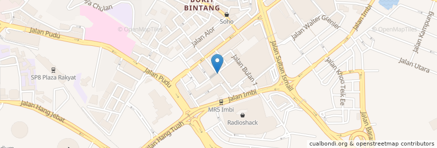 Mapa de ubicacion de Envy Cafe en Malásia, Selangor, Kuala Lumpur.