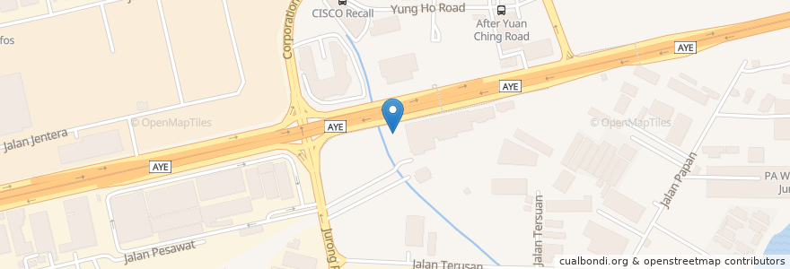 Mapa de ubicacion de Ya Kun Kaya Toast- SHELL station en Singapur, Southwest.