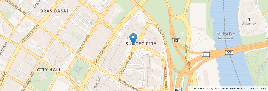Mapa de ubicacion de Toast Box en Singapore, Central.
