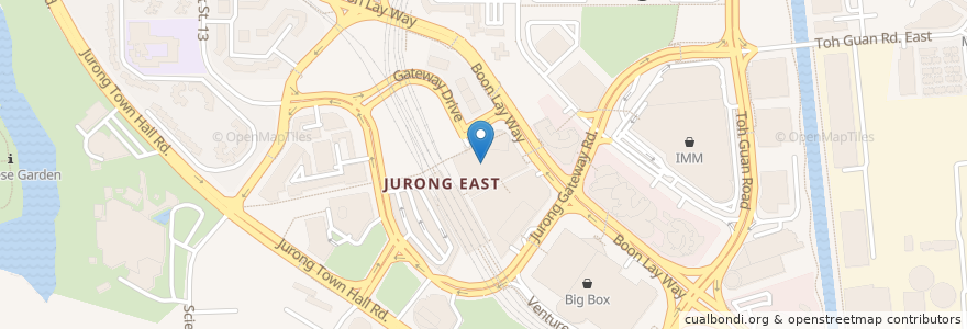 Mapa de ubicacion de Toast Box en Singapour, Southwest.