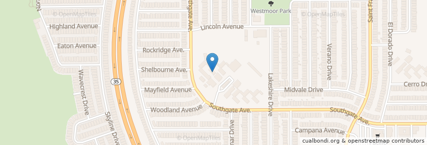 Mapa de ubicacion de Fernando Rivera Middle School en United States, California, San Mateo County, Daly City.