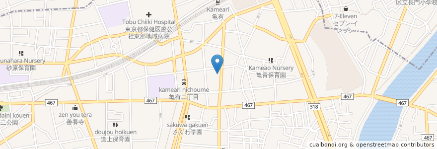 Mapa de ubicacion de ののくら en Japonya, 東京都.