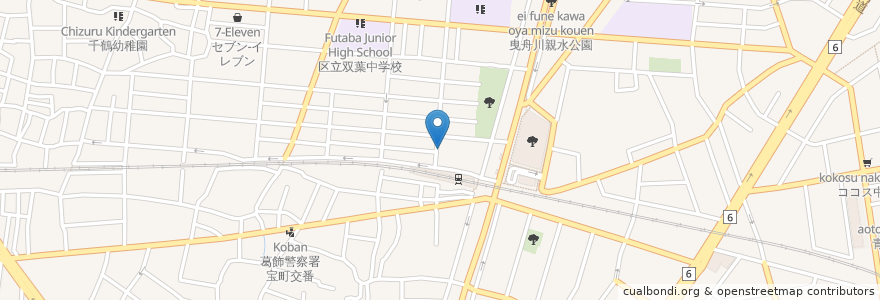 Mapa de ubicacion de ぱぱす薬局 en ژاپن, 東京都, 葛飾区.