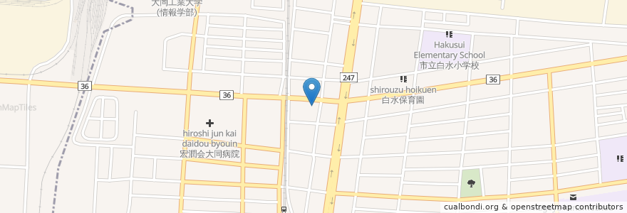 Mapa de ubicacion de 田x2 en Japan, Präfektur Aichi, 名古屋市, 南区.