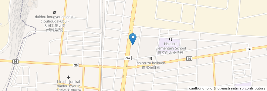 Mapa de ubicacion de 麻雀　まつき en اليابان, 愛知県, 名古屋市, 南区.