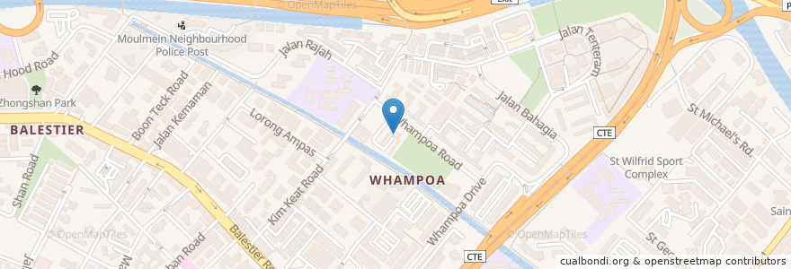 Mapa de ubicacion de Wong Poh Kopitiam en シンガポール, Central.