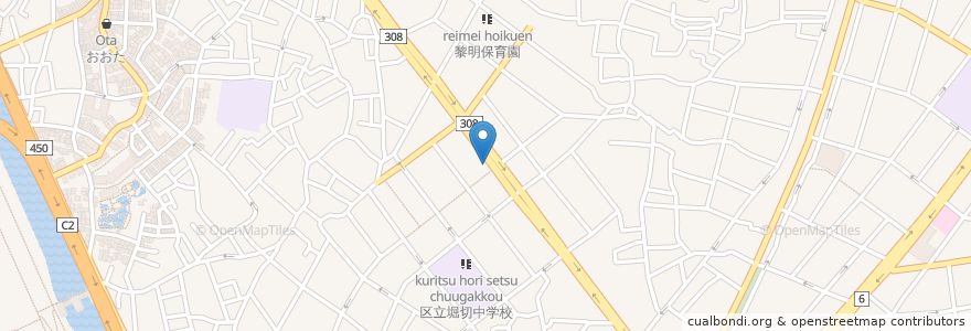 Mapa de ubicacion de サイゼリヤ en 日本, 东京都/東京都, 葛飾区.