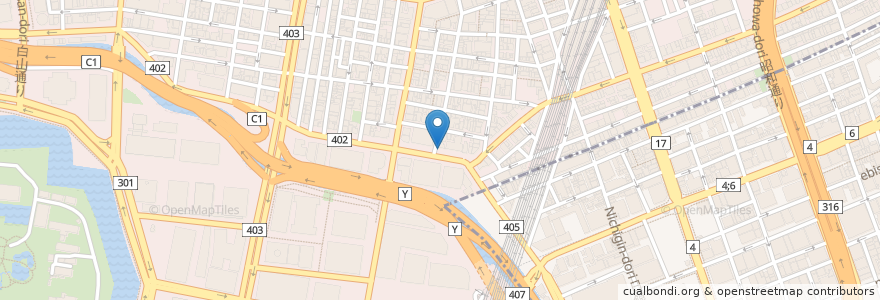 Mapa de ubicacion de カーサノーヴァショップ(楓ビル) en 日本, 東京都, 千代田区.