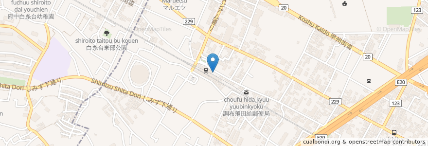 Mapa de ubicacion de ル・パルク en Japón, Tokio, Chofu.