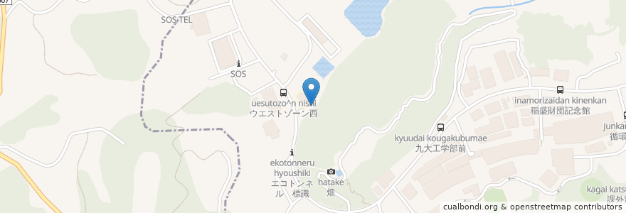 Mapa de ubicacion de 解体場 en Japon, Préfecture De Fukuoka, 福岡市, 西区.