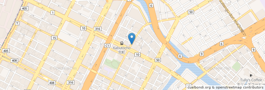 Mapa de ubicacion de 共同ビル(茅場町交差点前) en 日本, 東京都, 中央区.