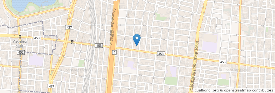 Mapa de ubicacion de 御徒町イースト歯科 en Japon, Tokyo, 台東区.