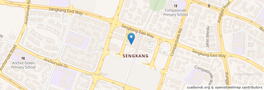 Mapa de ubicacion de Stalford en سنغافورة, Northeast.