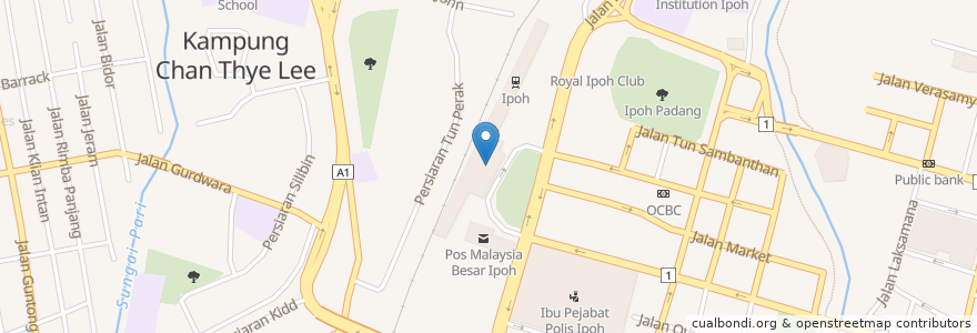 Mapa de ubicacion de Monorail Cafe en 말레이시아, 페락.