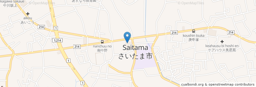 Mapa de ubicacion de アイリス調剤薬局 en Jepun, 埼玉県, さいたま市, 見沼区.