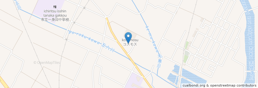Mapa de ubicacion de ココカラファイン ジップドラッグ 一身田店 en 日本, 三重県, 津市.