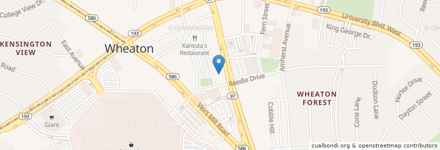 Mapa de ubicacion de Kenny's Sub Shop en Amerika Syarikat, Maryland, Montgomery County.