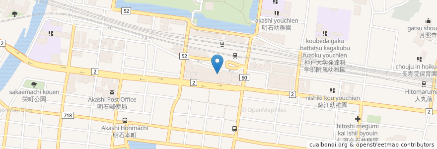 Mapa de ubicacion de UCCカフェプラザ en Япония, Хёго, 明石市.