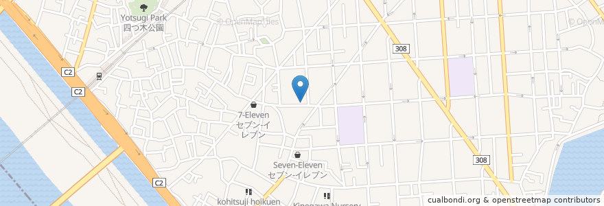 Mapa de ubicacion de ぱぱす en Japonya, 東京都, 葛飾区.