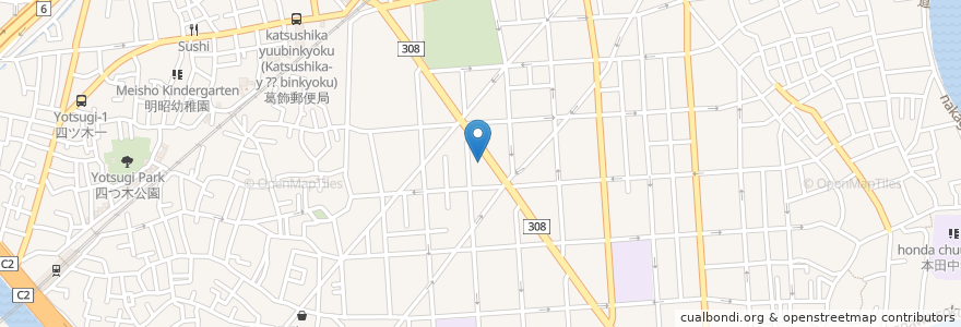 Mapa de ubicacion de Shell en Jepun, 東京都, 葛飾区.
