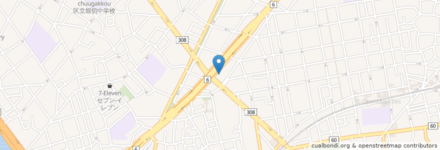 Mapa de ubicacion de 華屋与兵衛 en Jepun, 東京都, 葛飾区.