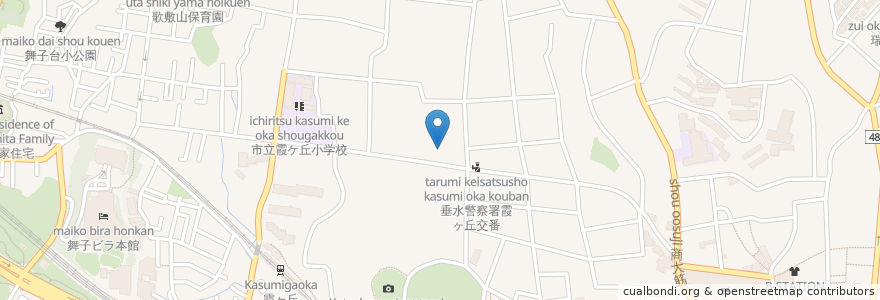 Mapa de ubicacion de 坂田小児歯科医院 en Japan, Hyogo Prefecture, Kobe, Tarumi Ward.
