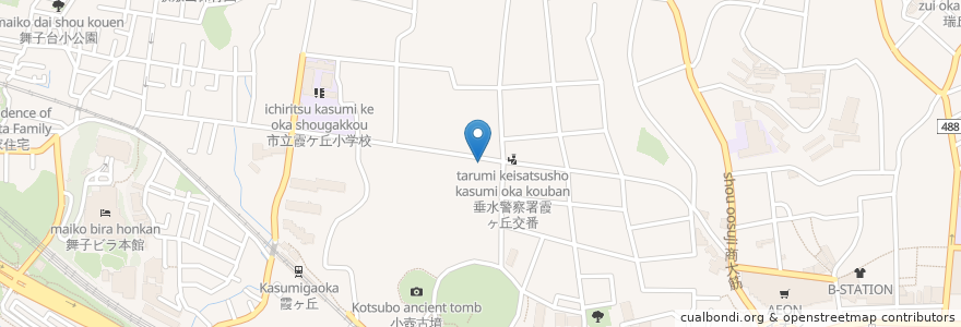 Mapa de ubicacion de いとう en 日本, 兵庫県, 神戸市, 垂水区.