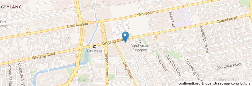 Mapa de ubicacion de Haig Road Putu Piring en Singapore, Southeast.