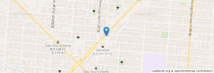 Mapa de ubicacion de はま寿司 en اليابان, محافظة هوكايدو, 上川総合振興局, 旭川市.