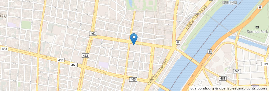 Mapa de ubicacion de ワガママ シャブシャブ en Jepun, 東京都, 台東区.