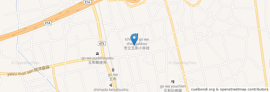 Mapa de ubicacion de 島田市第一次指定避難所 en 日本, 静岡県, 島田市.
